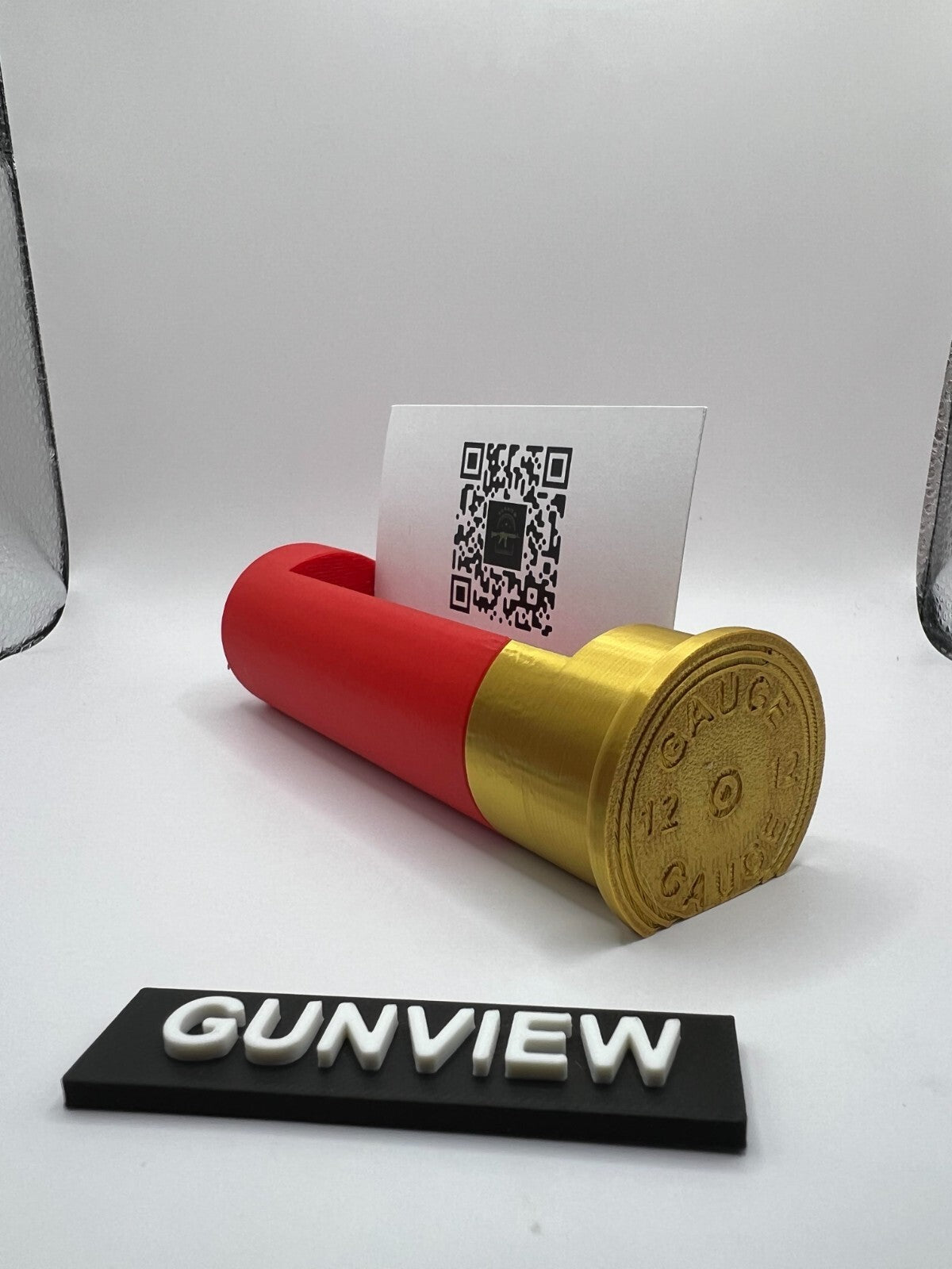 Shotgun Shell Business Card Holder – Desk Organizer for Firearm Enthusiasts