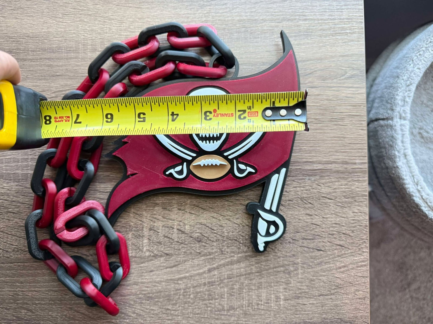 Tampa Bay Buccaneers Oversized Sports Chain, Necklace Hype Chain [Made To Order]