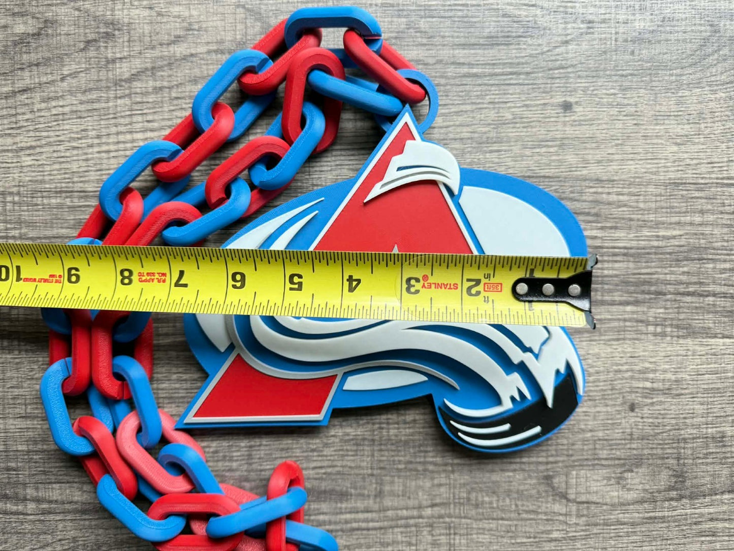 Colorado Avalanche Oversized Necklace, Hype Chain