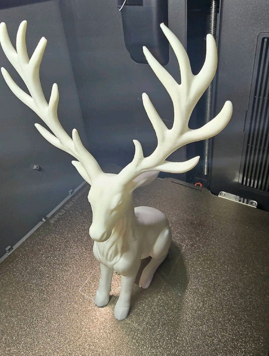 Winter Majesty Reindeer Figurine 3D Printed