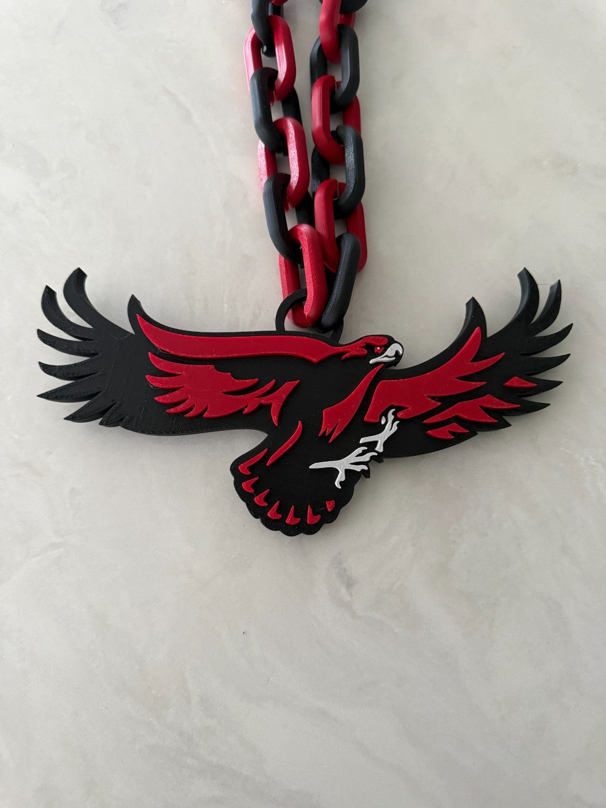 Saint Joseph's Hawks Oversized Necklace Turnover Hype Chain HandMade 3D Printed