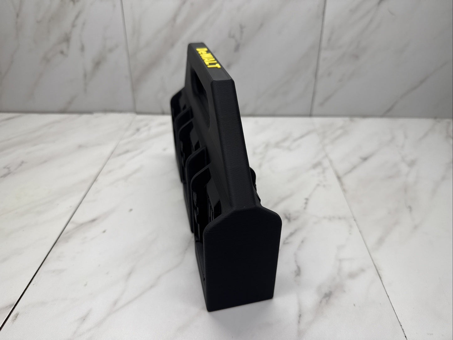 Battery Basket Carrier Caddy Holder for DeWALT 6 slot Black  Holds 6 Batteries