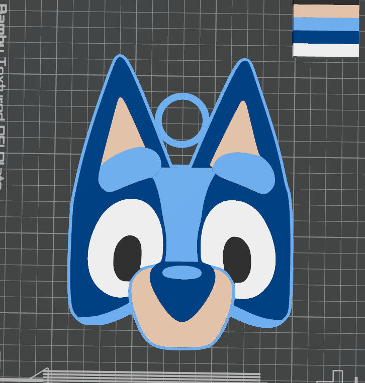 Bluey 3D printed Hype Chain with 26 Links Per Chain