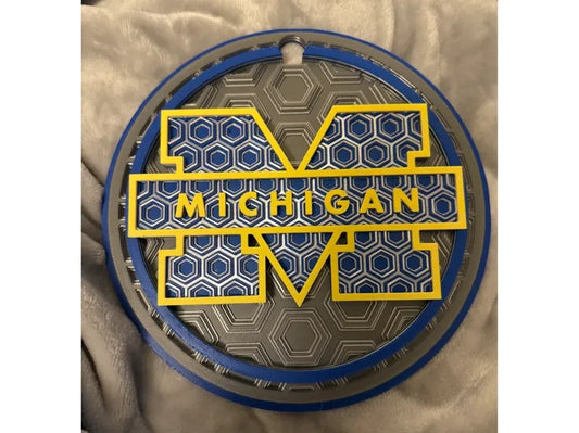 University of Michigan Wall Art Or Display 3D printed Dimensional Mosaic