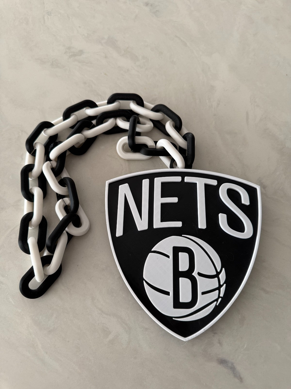 Brooklyn Nets Oversize Logo Necklace Hype Chain