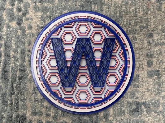 Chicago Cubs Win Flag Wall Art Or Display 3D printed Dimensional Mosaic