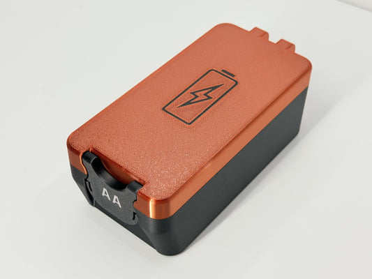 Battery Organizer Box | AA AAA 9V Battery Case | 3D Printed Battery Storage