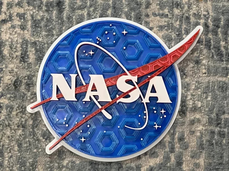 Nasa Wall Art Or Display 3D printed Dimensional Mosaic