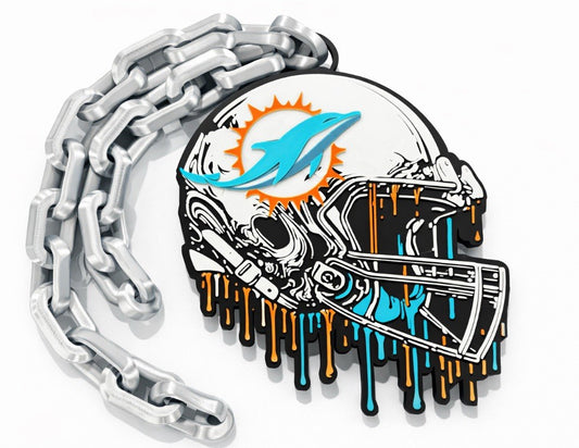 Miami Dolphins Drip Fan Chain