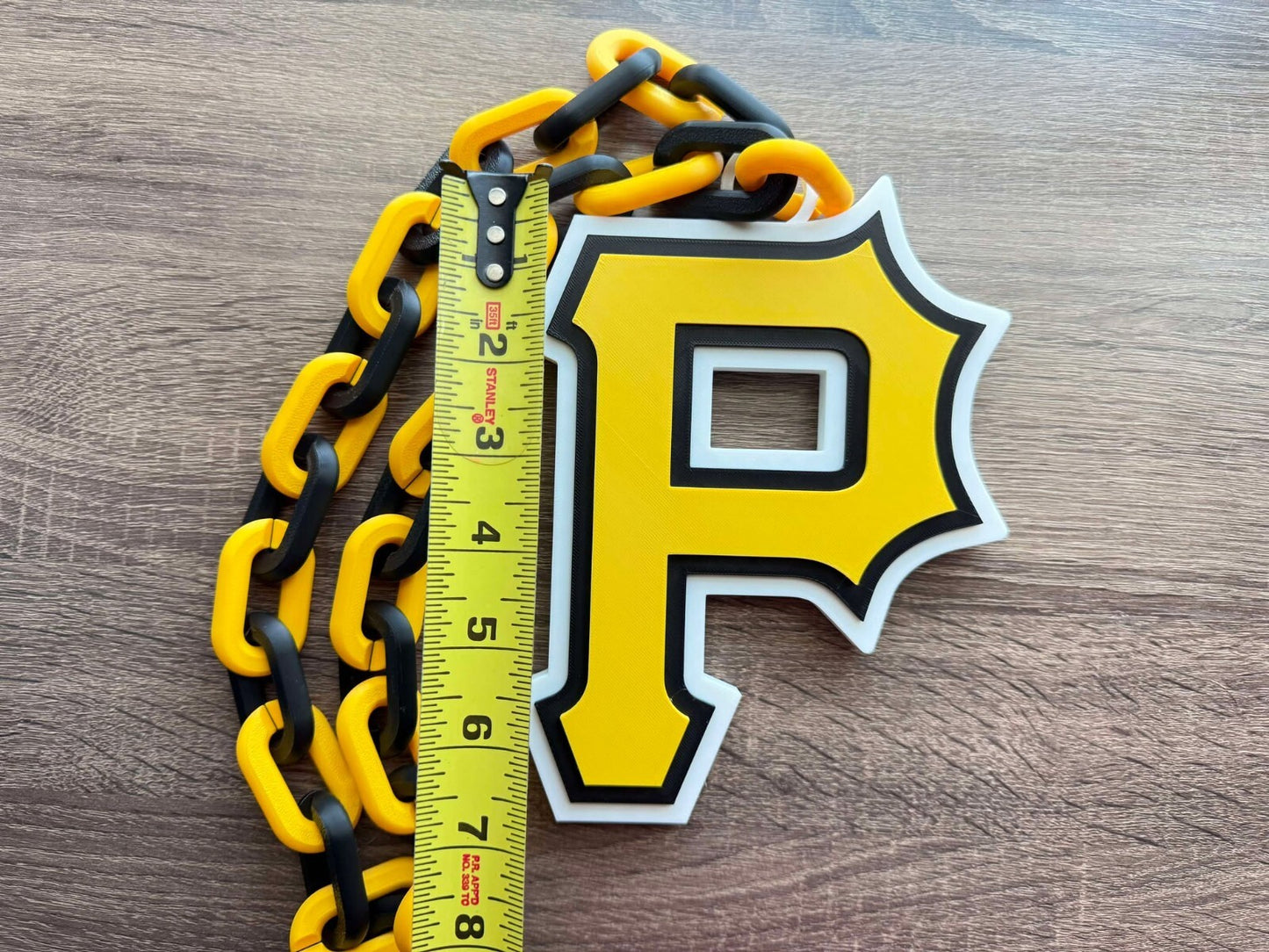 Pittsburgh Pirates Oversized Necklace, Hype Chain [Made To Order]