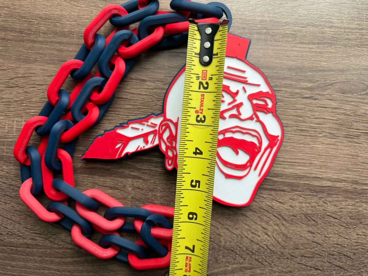 Atlanta Braves Oversized Necklace, Hype Chain [Made To Order]