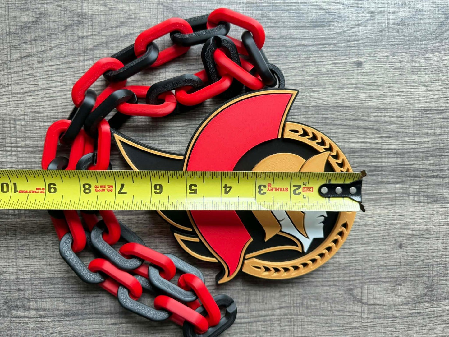 Ottawa Senators Oversized Necklace, Hype Chain