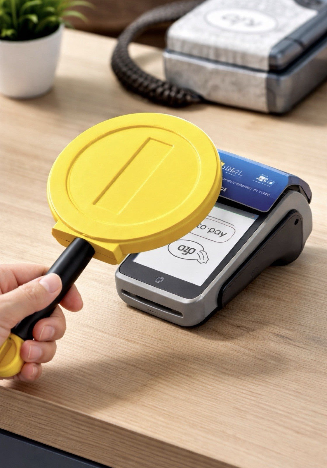 Tap To Pay Coin Wand