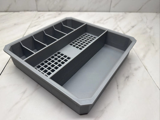 Milwaukee PACKOUT Low Profile Storage Bin Organizer Insert (Insert Only) GRAY