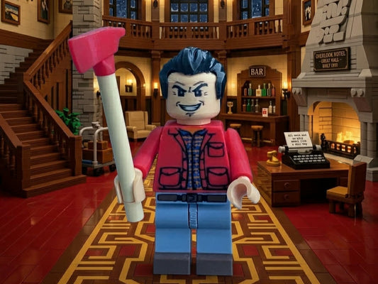 Jack The Shining Figure 8 inches tall 3D Printed Lego Inspired