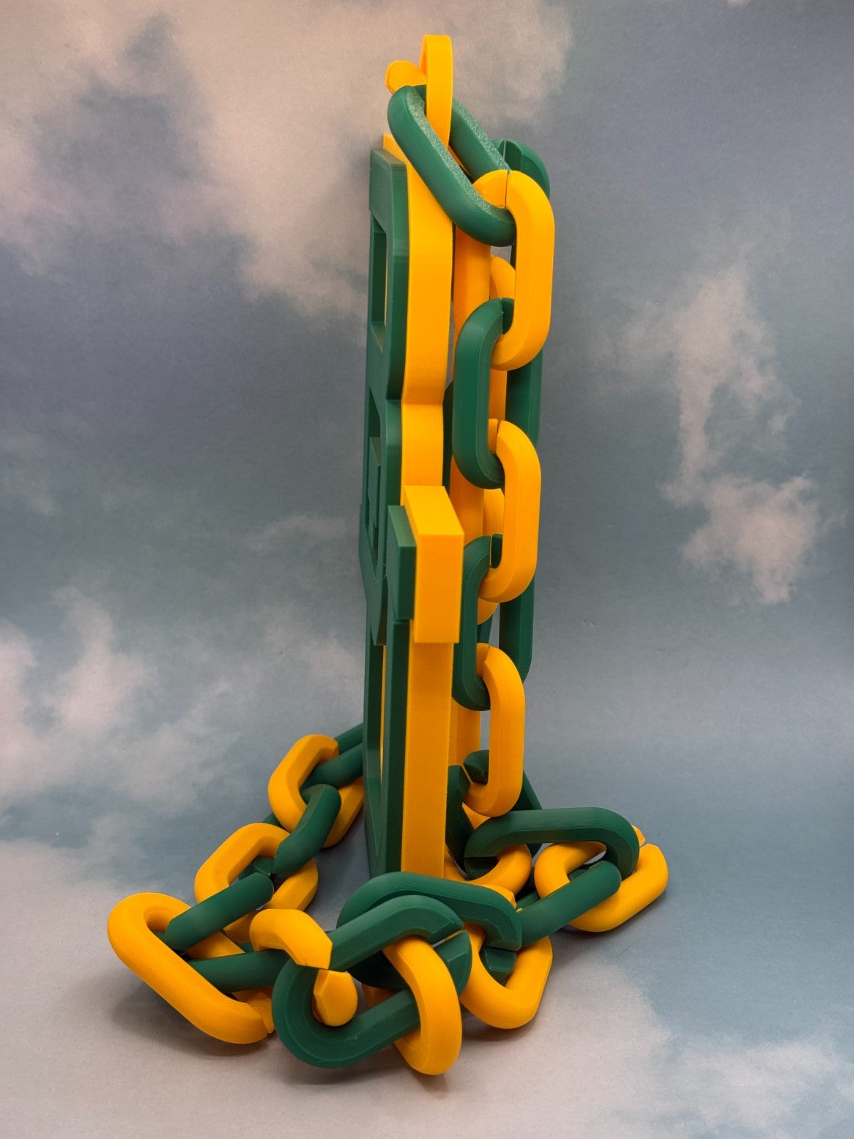 Baylor Bears Oversized Hype Chain - 3D Printed NCAA Fan Necklace - Sic 'Em Gear