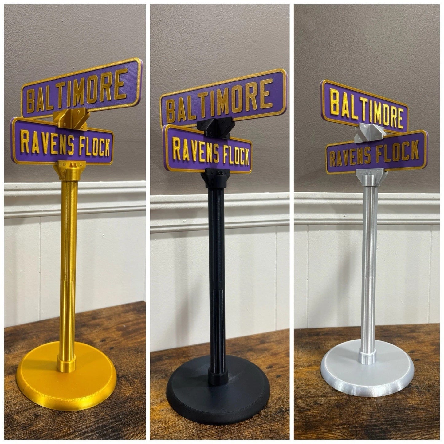 NFL Teams Football Street Signs 15” Man Cave Office Desk Garage decor Gifts