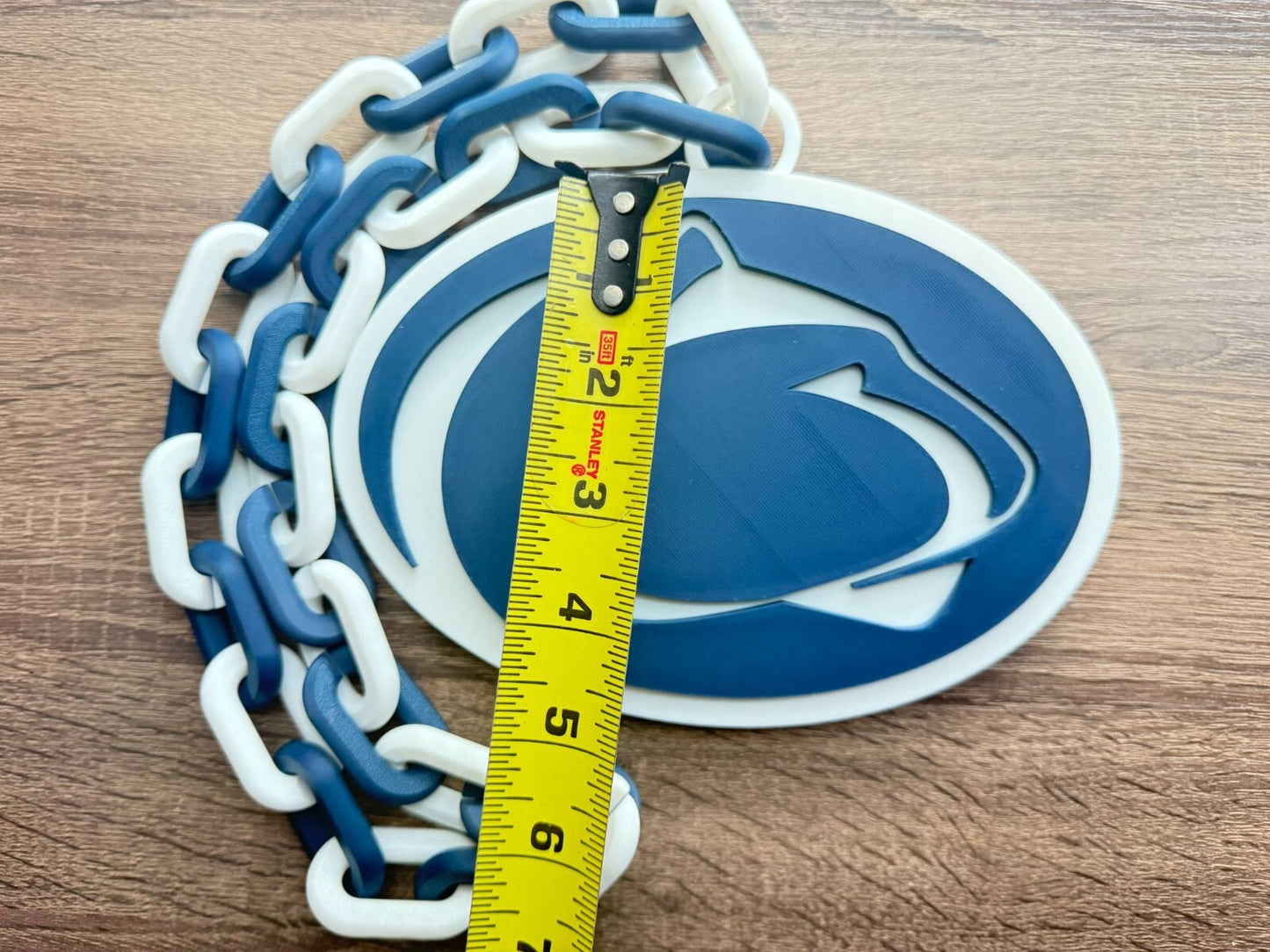 Penn State Nittany Lions Oversized Necklace, Pendant Chain