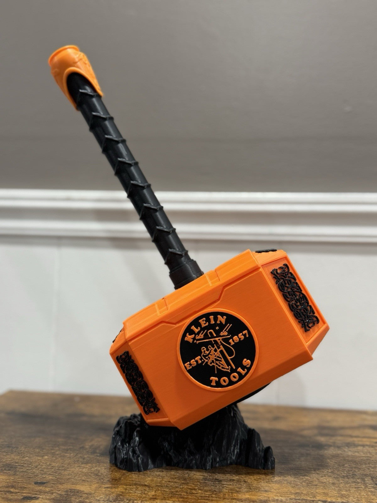 Klein Tools 13” Thor Mjolnir Hammer & Rock Electrician Utility Unique Gifts￼