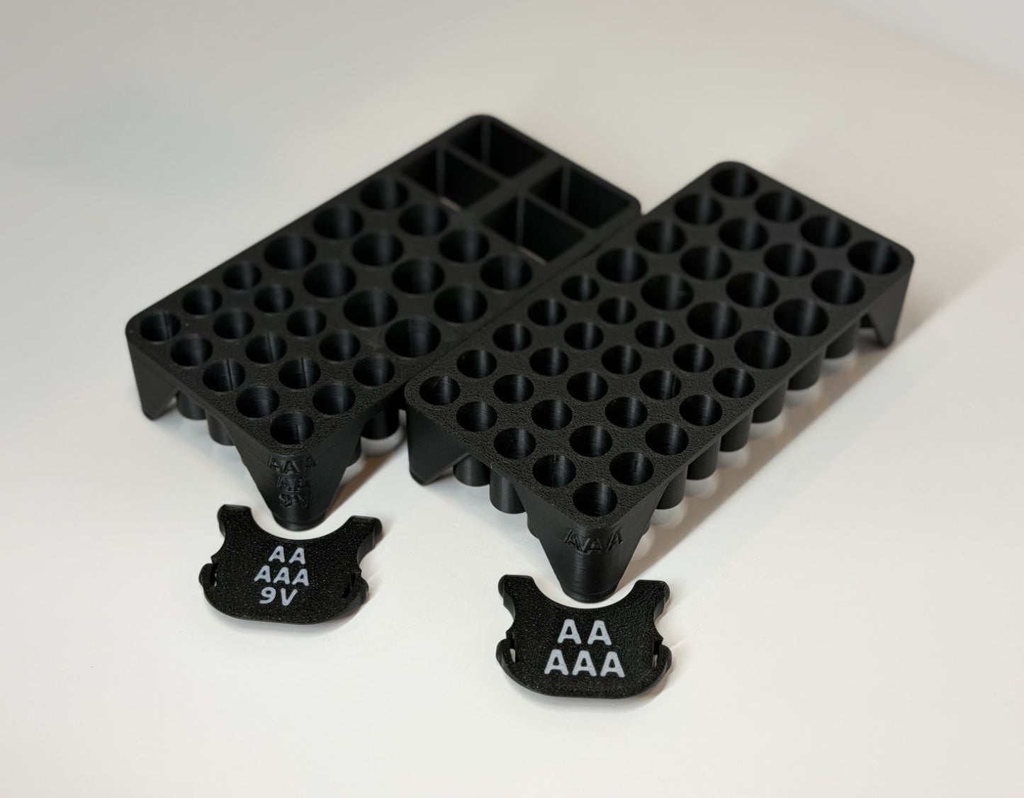 Battery Organizer Box | AA AAA 9V Battery Case | 3D Printed Battery Storage