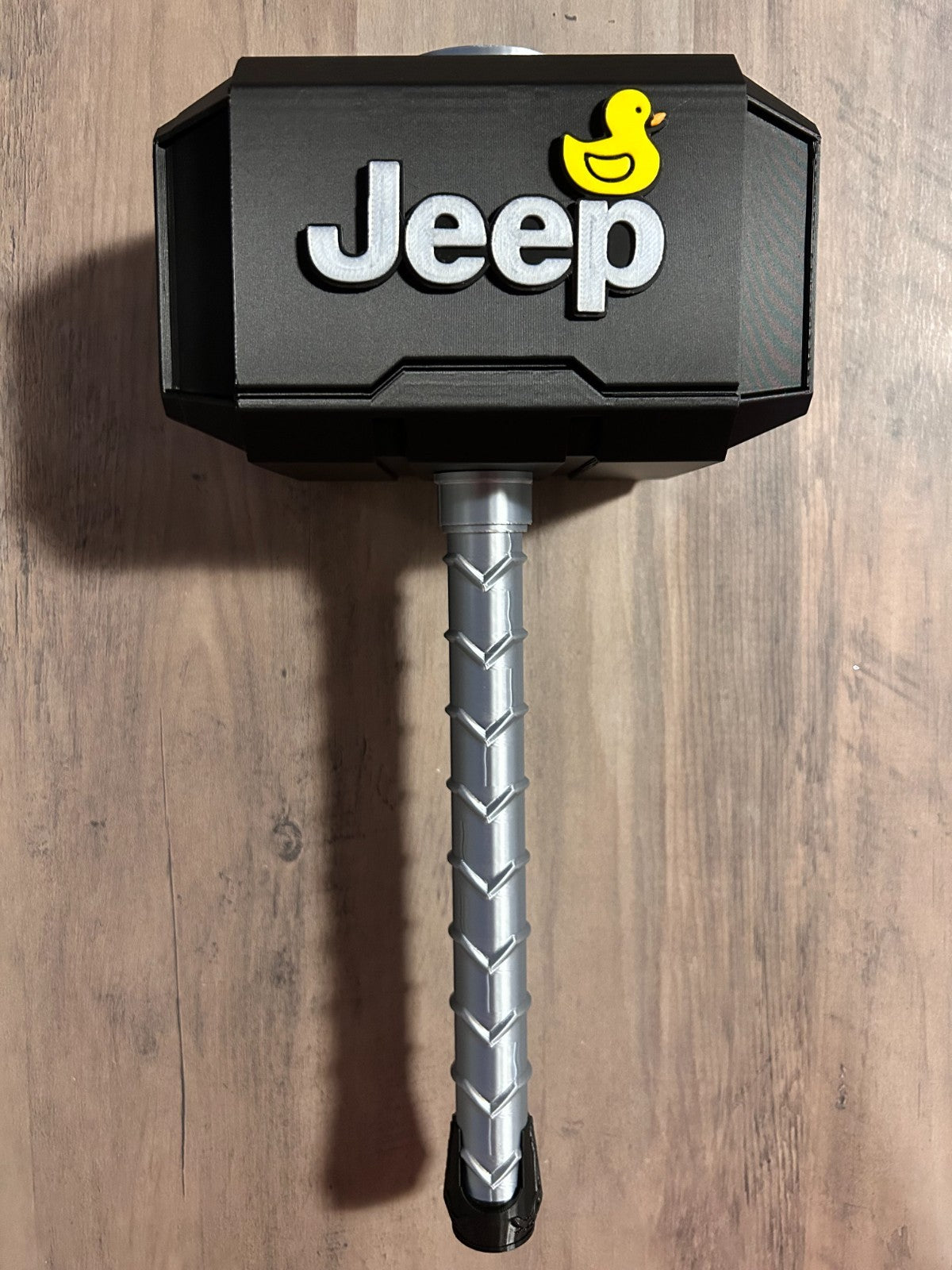 Car Jeep Duck themed Mjolnir Thor's Hammer