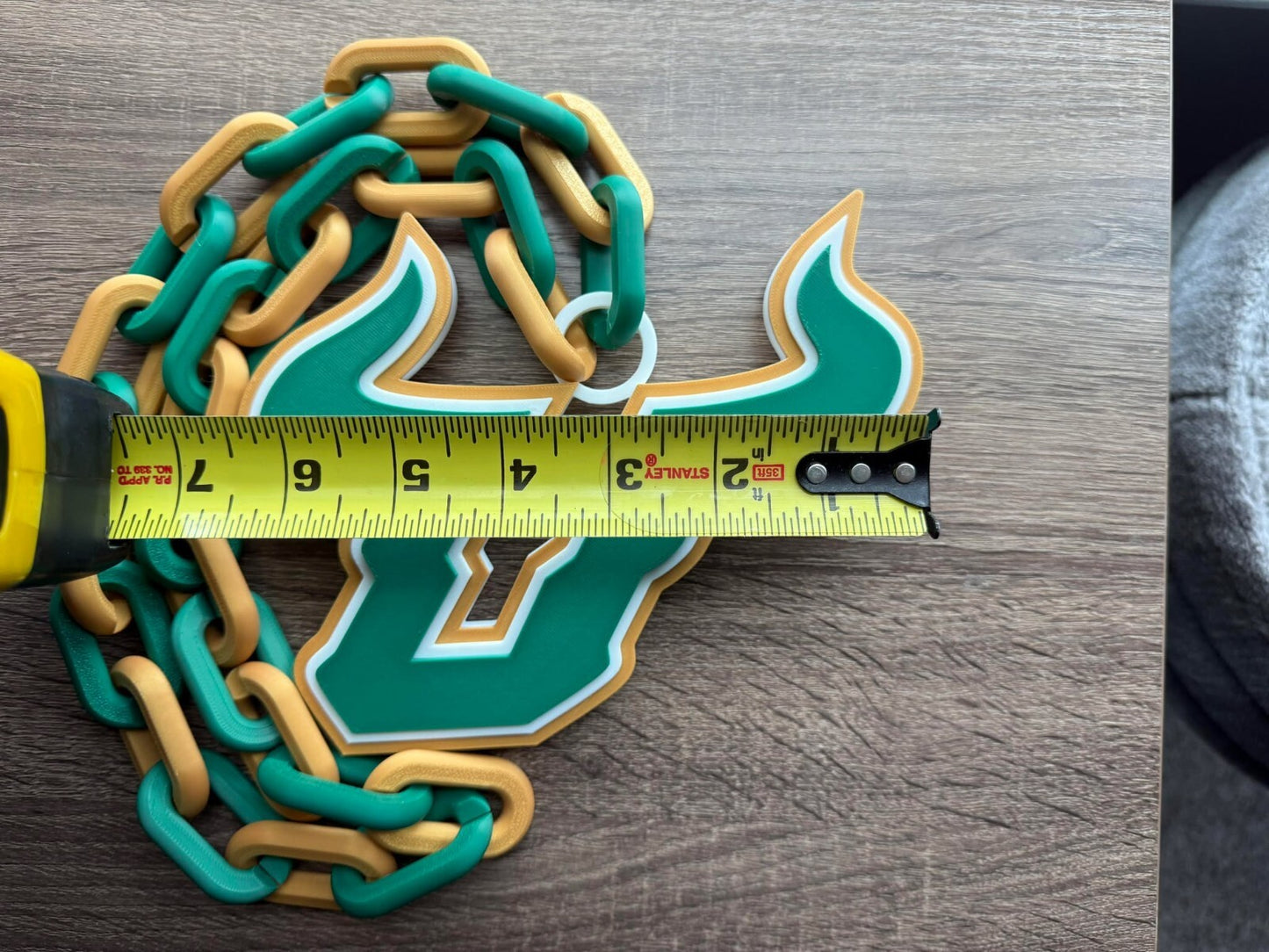 South Florida Bulls Oversized Necklace, Hype Chain [Made To Order]
