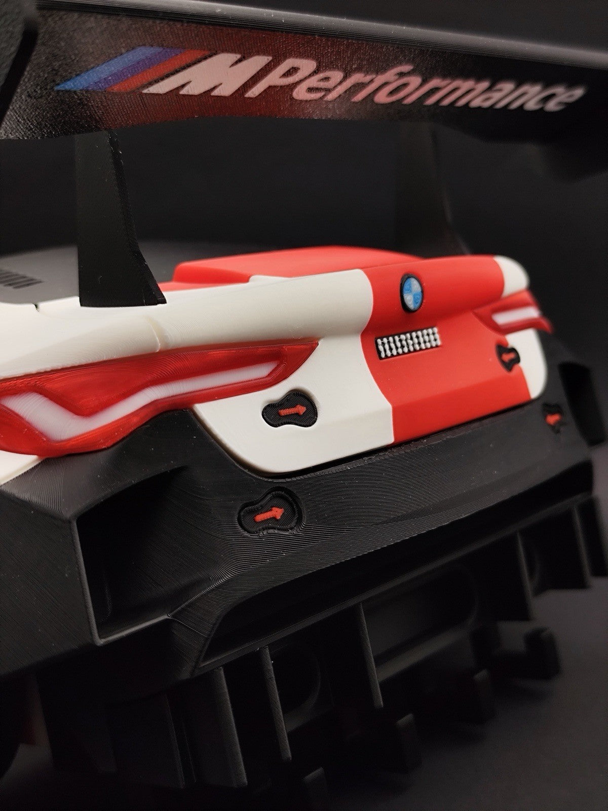 3D Printed BMW M Performance Car Rear End Key Holder Wall Mount