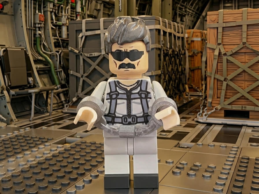 Nicolas Maduro Figure 8 inches tall 3D Printed Lego Inspired