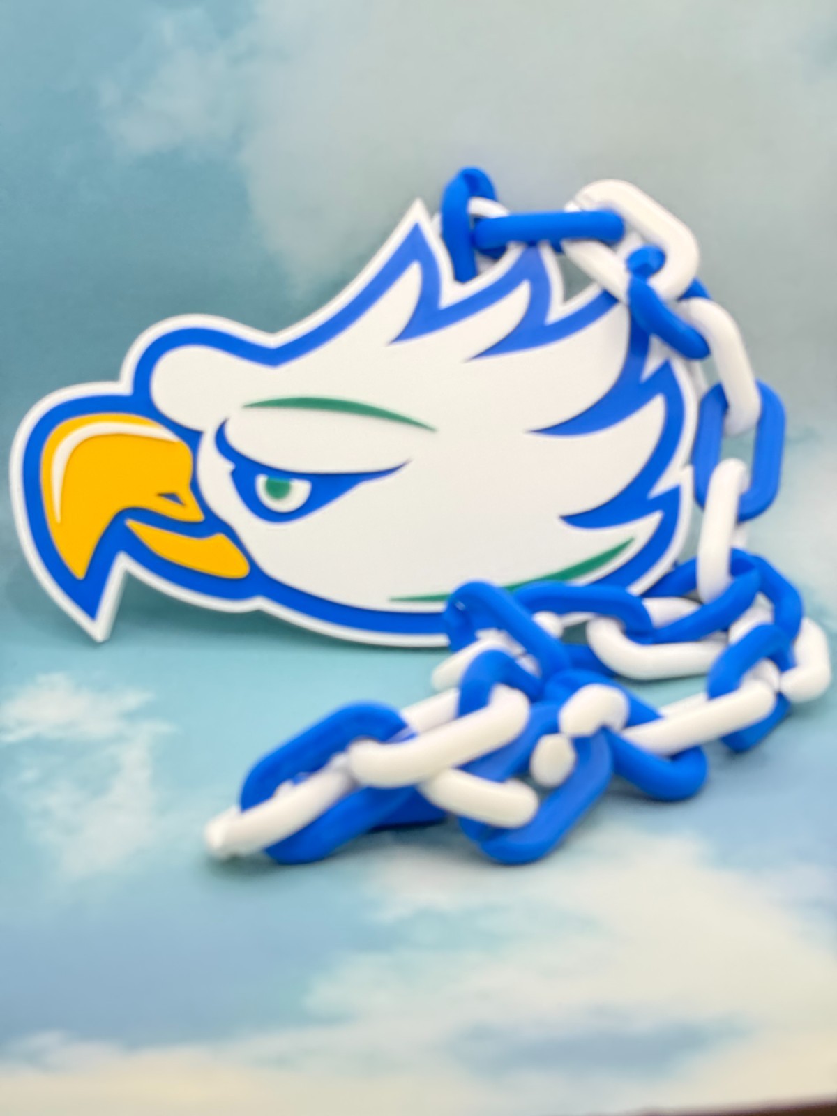 Florida Gulf Coast Eagles Oversized Fan Necklace, Hype Chain