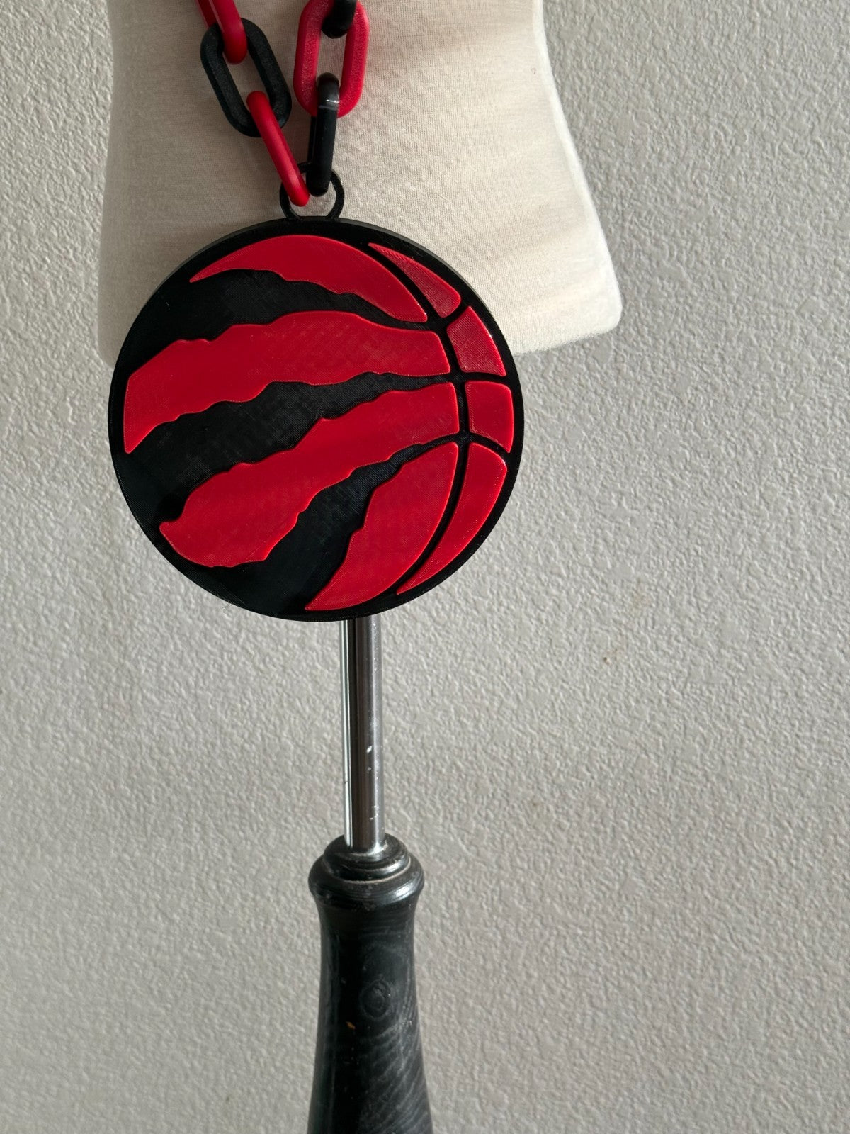 Toronto Raptors Oversized Fan Necklace, Pendant and Chain