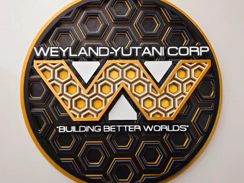 Weyland-Yutani Wall Art Or Display 3D printed Dimensional Mosaic