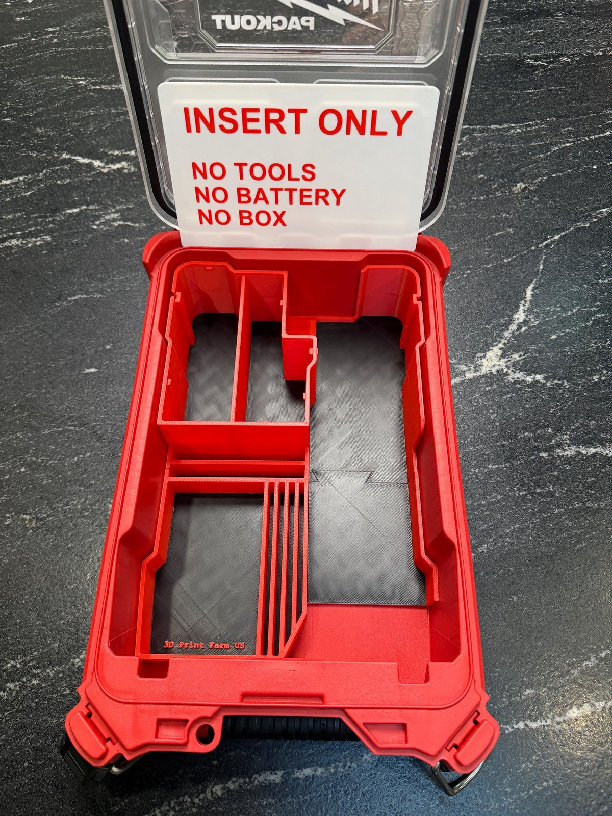 Milwaukee Compatable M18 Oscillating Multitool Packout Insert Tray