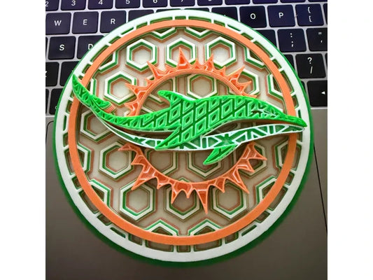 Miami Dolphins Wall Art Or Display 3D printed Dimensional Mosaic