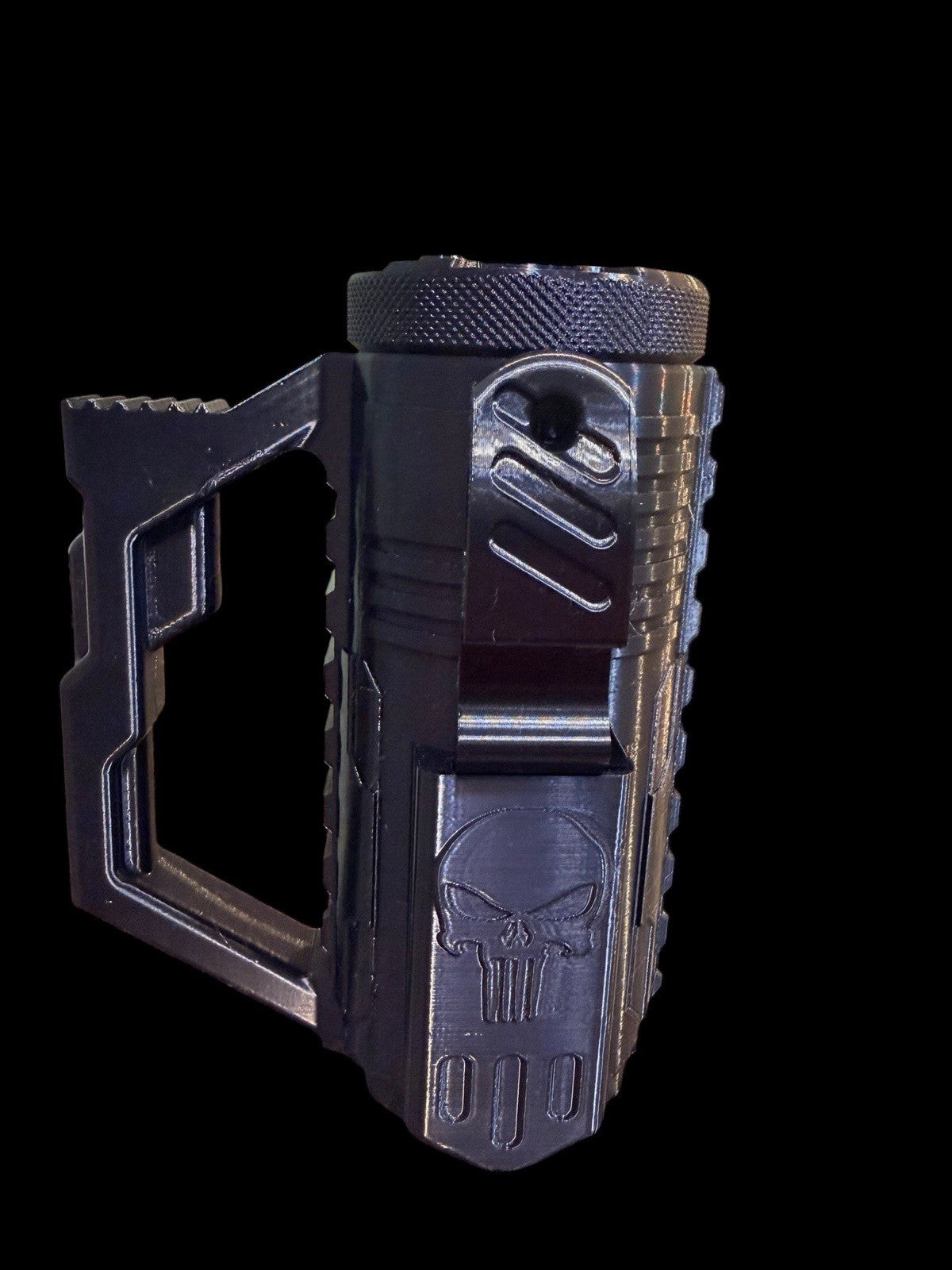 “Assault Koozie” with Knife Bottle Opener - Fits 12 oz Cans