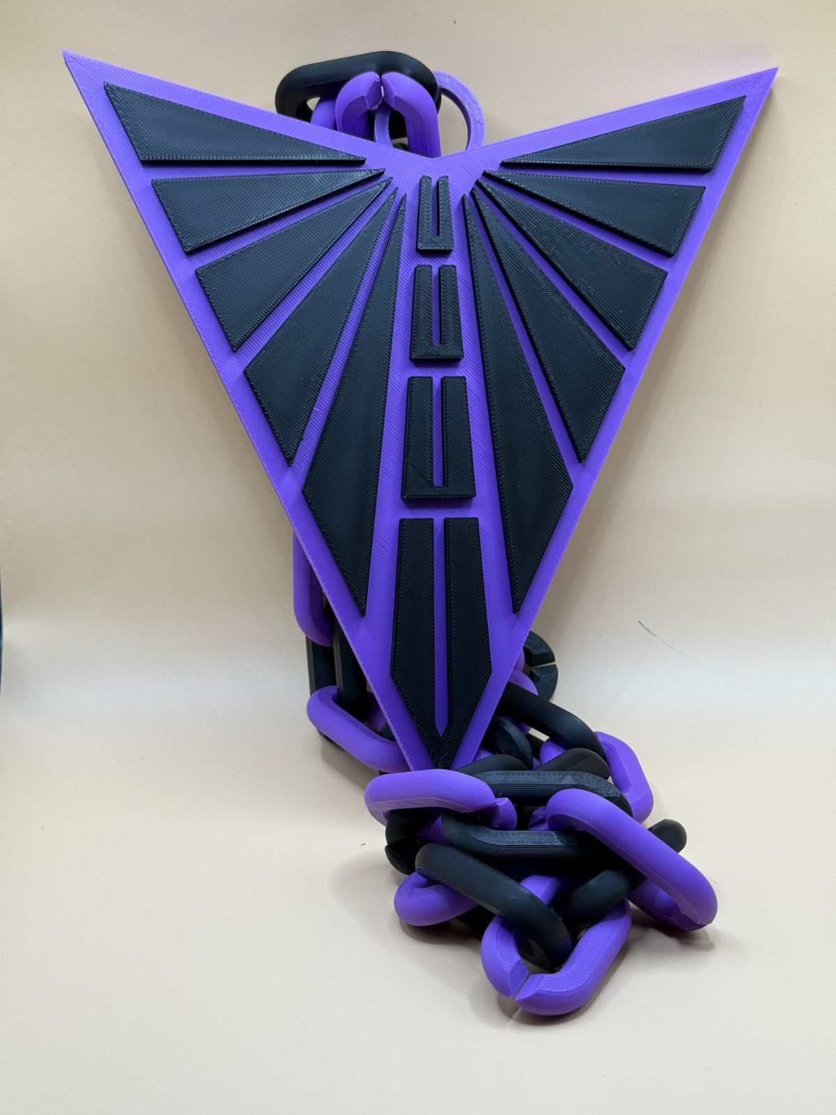 Golden State Valkyries Oversized Necklace, Hype Chain WNBA HandMade 3D Printed
