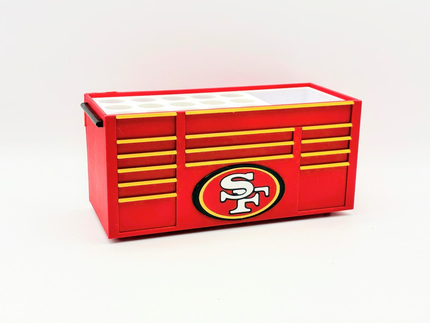 San Francisco 49ers Mini Toolbox Pen Holder – Desk Organizer Gift