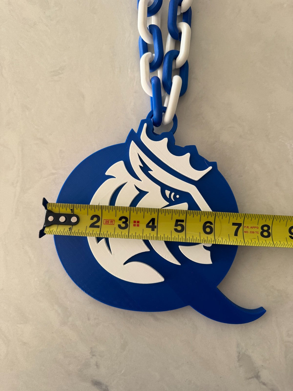 Queens University Royals Oversized Necklace, Hype Chain