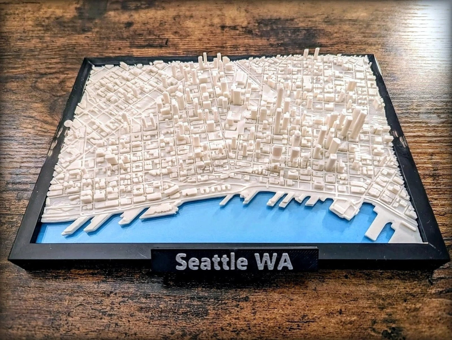 Seattle Washington 3D City Map