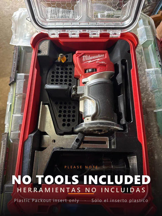 3D Printed Packout Insert For M18 Fuel Compact Router 2723-20 Custom ABS Organiz