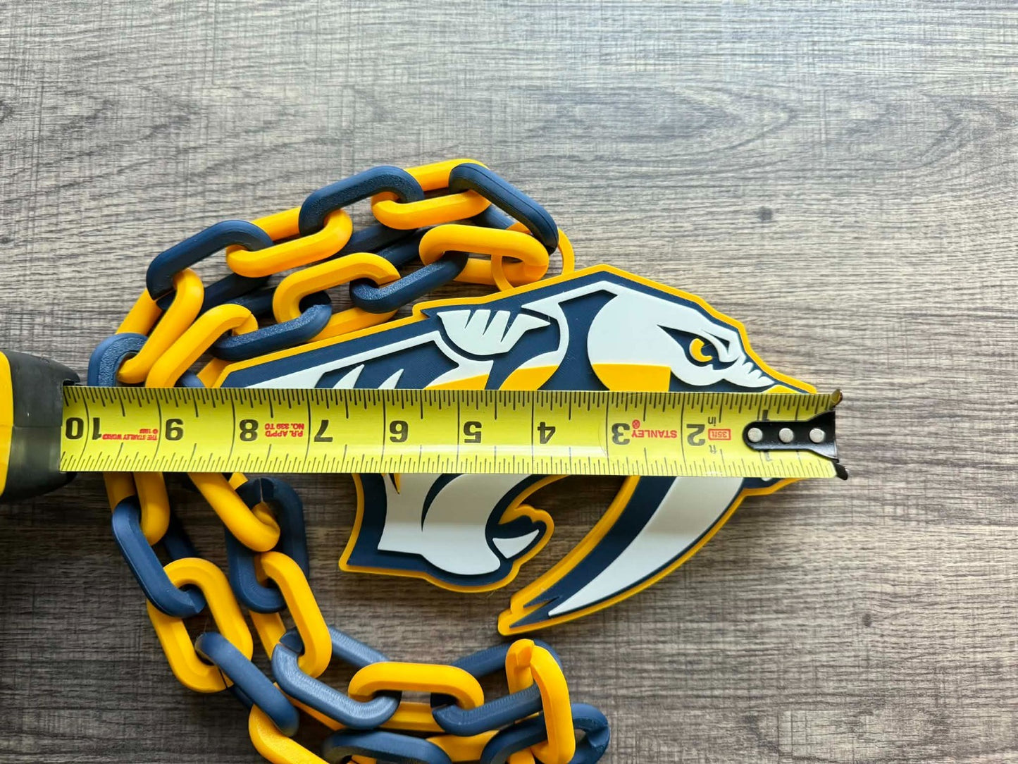 Nashville Predators Oversized Necklace, Hype Chain [Made To Order]