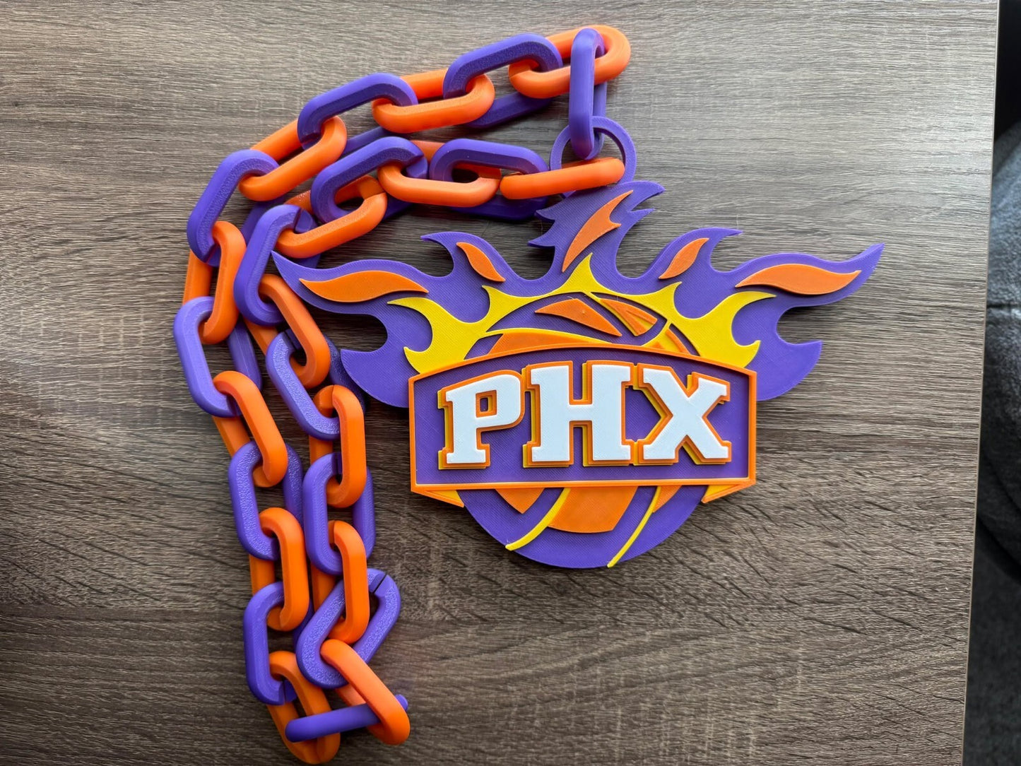 Phoenix Suns Oversized Necklace, Hype Chain [Made to Order]