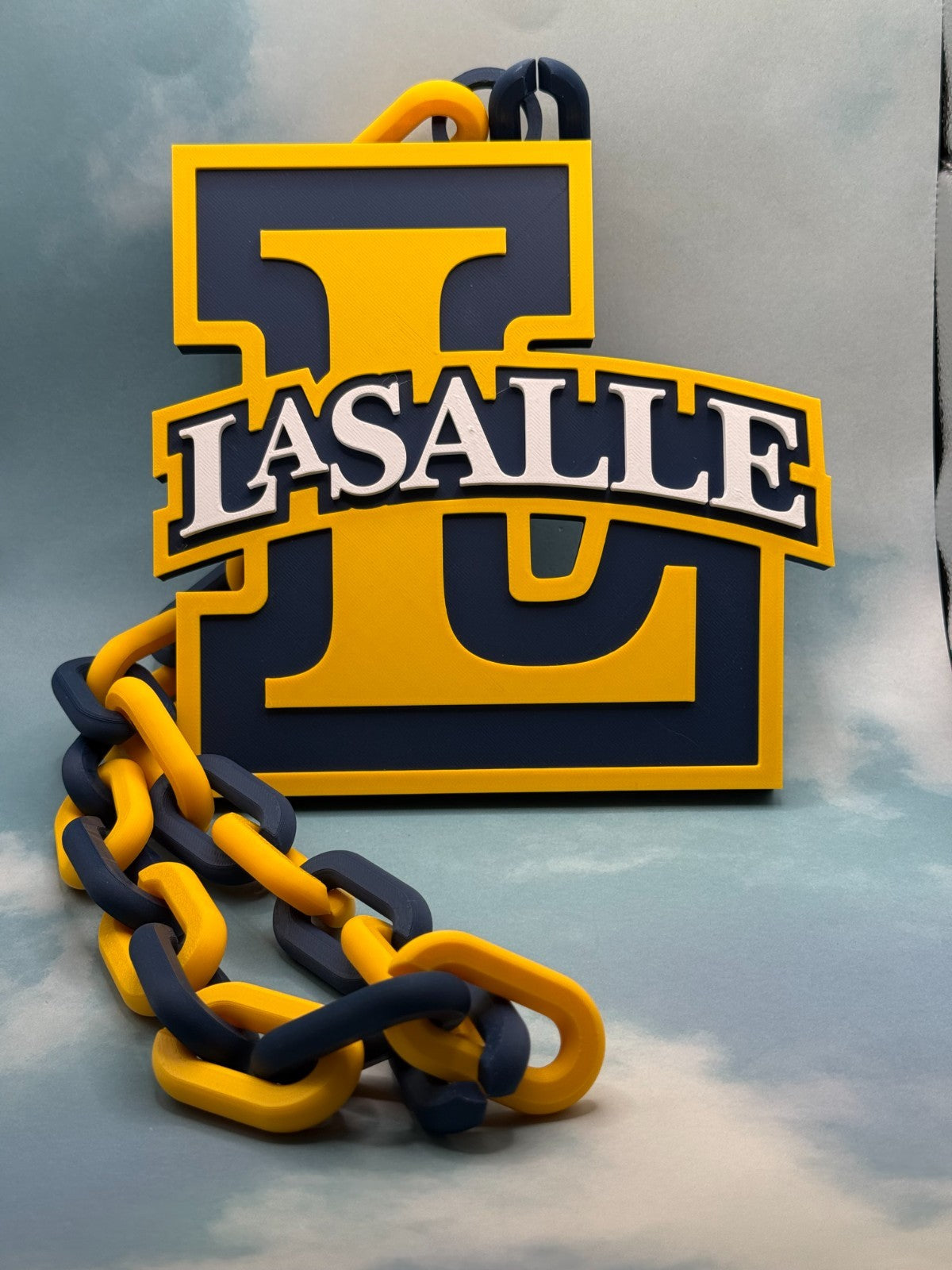 La Salle Explorers Oversized Necklace Hype Chain HandMade 3D Printed