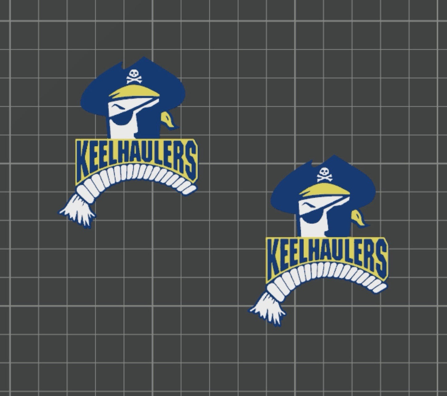 College Keelhaulers Themed Mjolnir Thor's Hammer