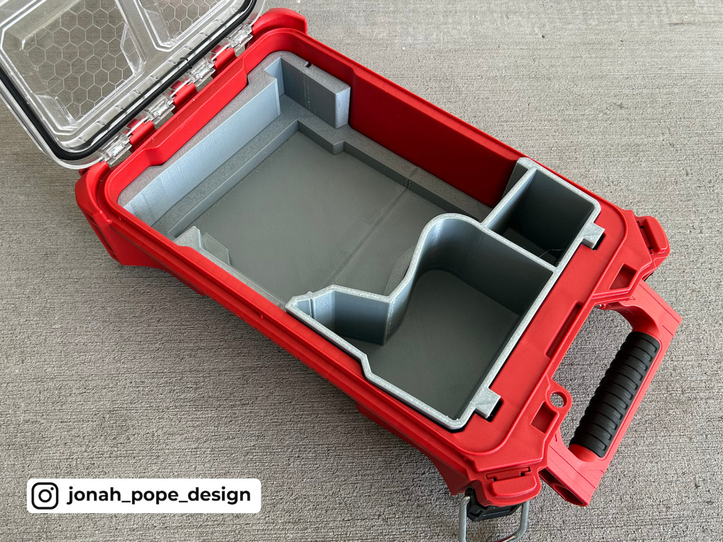 Jonah Pope Insert for Milwaukee Packout & M12 23GA Pin Nailer (Insert Only)