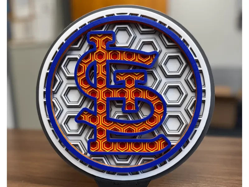 St Louis Cardinals Wall Art Or Display 3D printed Dimensional Mosaic