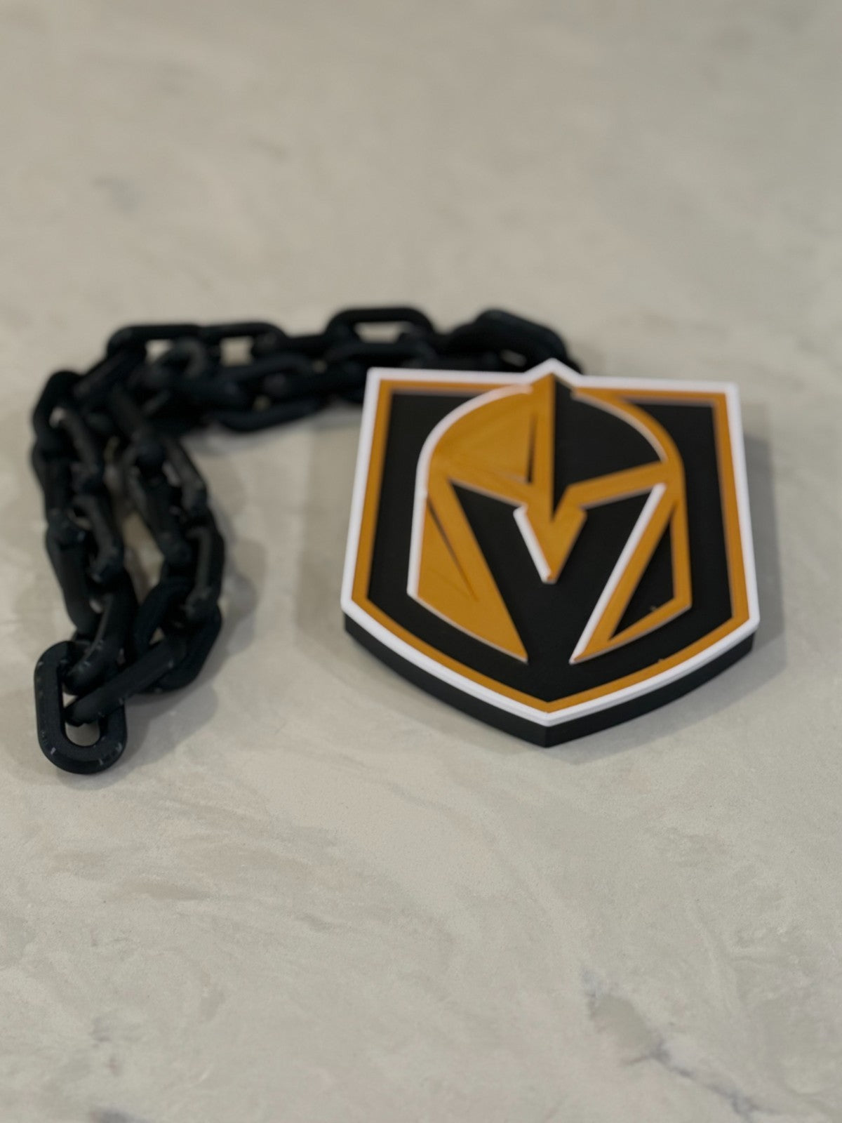 Vegas Golden Knights Oversized Necklace, Hype Chain"Golden Misfits."