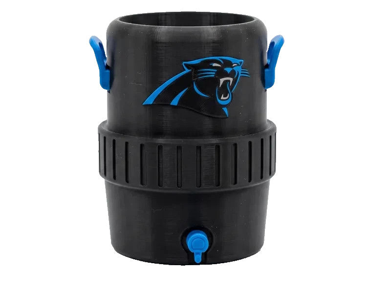 Carolina Panthers Koozie 3D Printed 12 Oz Cans
