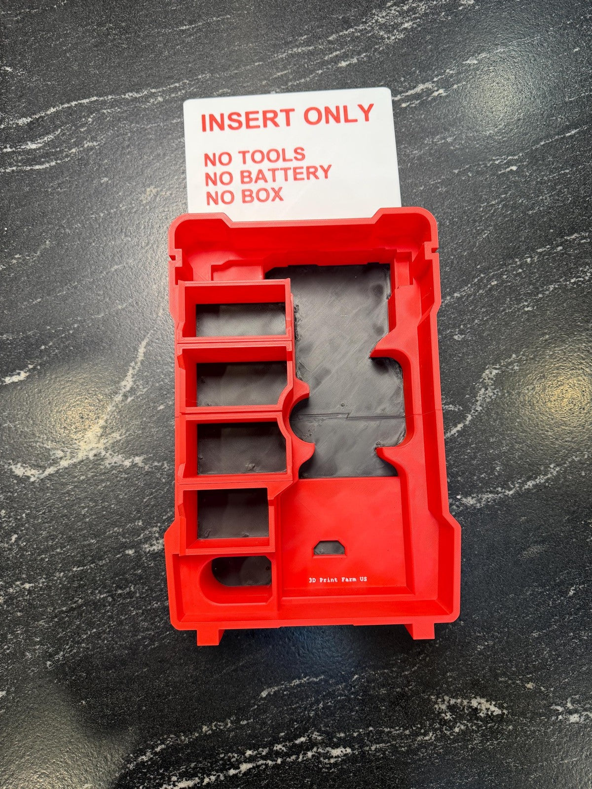 Milwaukee Compatible M12 Rivet Gun Organizing Insert Tray