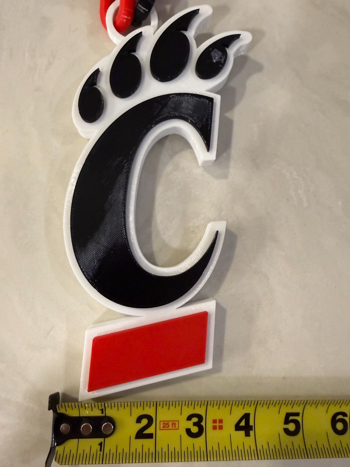 Cincinnati Bearcats Oversized Logo Pendant Necklace & Chain