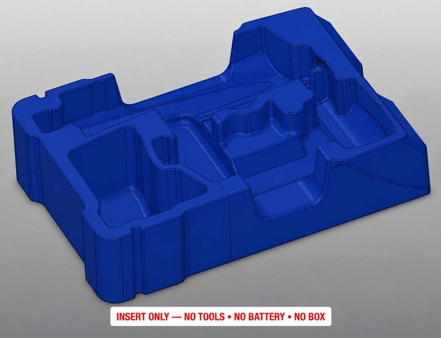 Milwaukee Packout Insert for M12 Right Angle + Straight Die Grinder